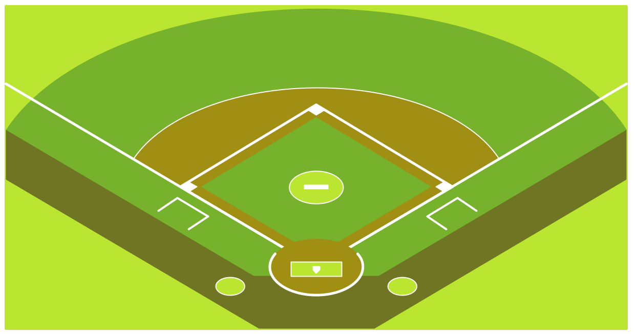 baseball diamond drawing