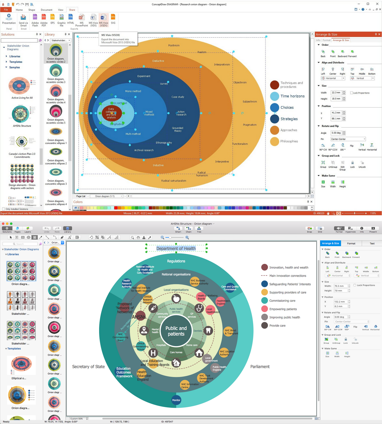 Diagram maker. Decapro Key Mapping Toolbox.