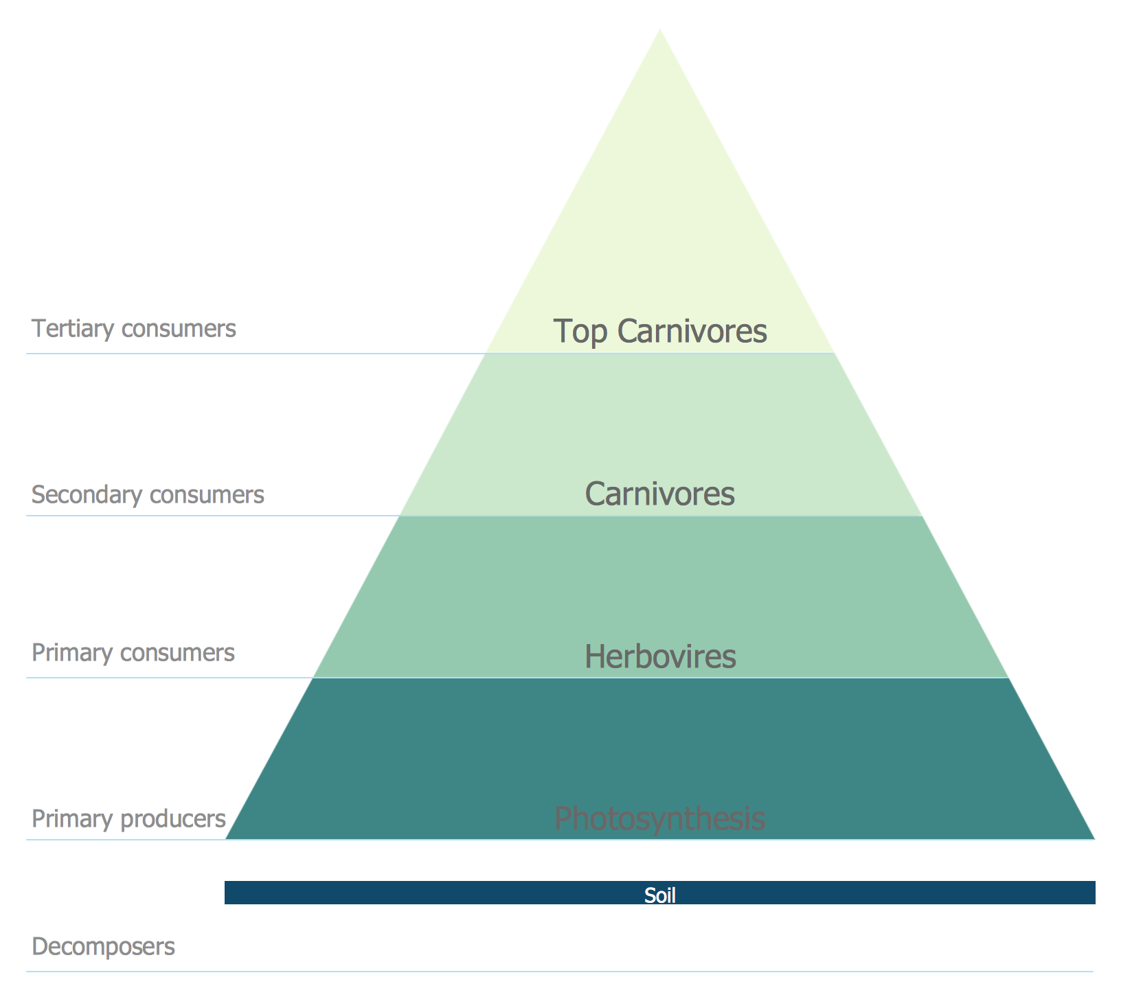 Energy Pyramid Diagram