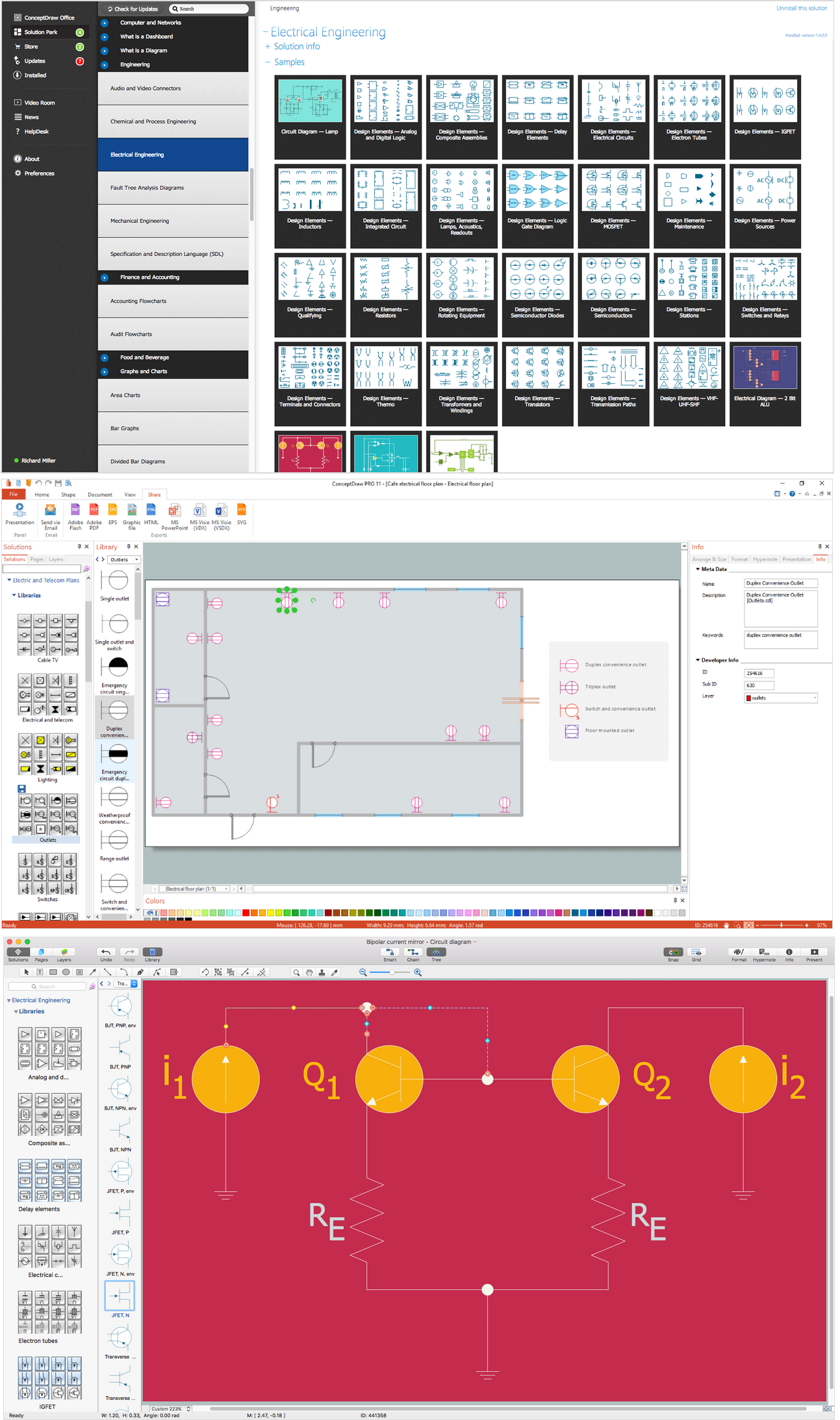 Wiring Diagrams with ConceptDraw DIAGRAM