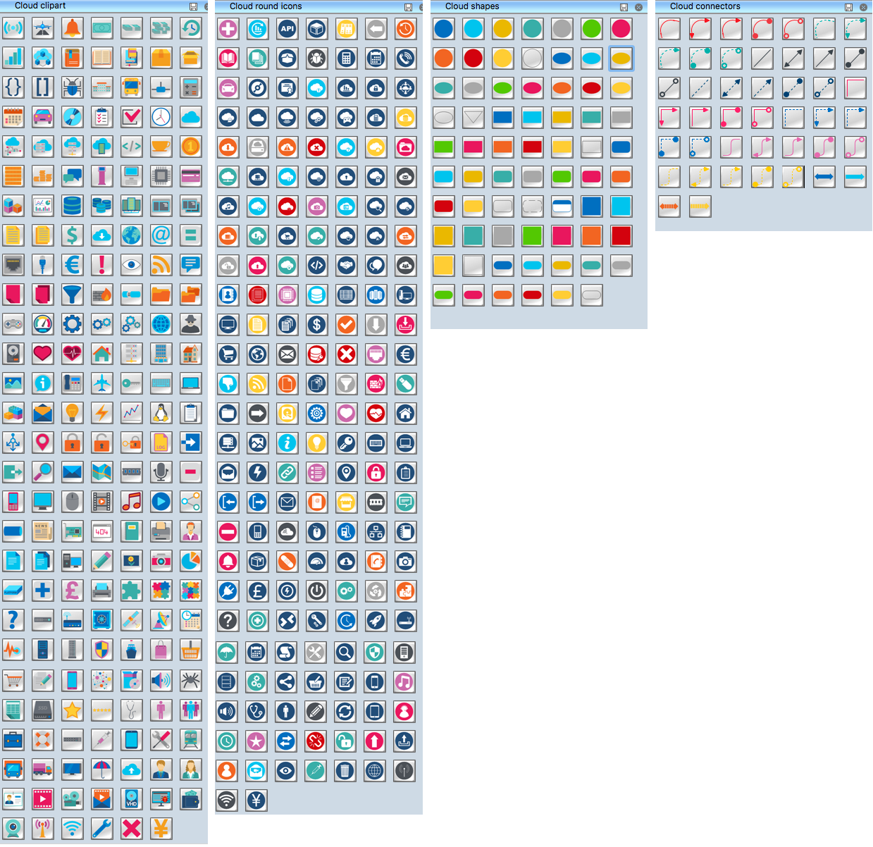 Cloud Computing Symbols