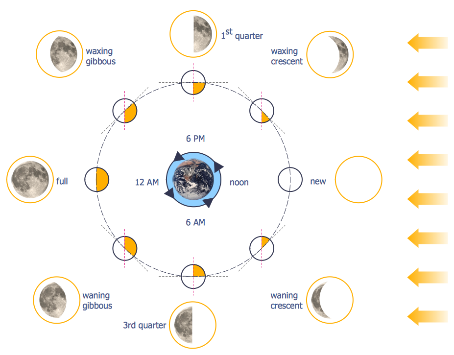 Astronomy Picture — Phases of the Moon