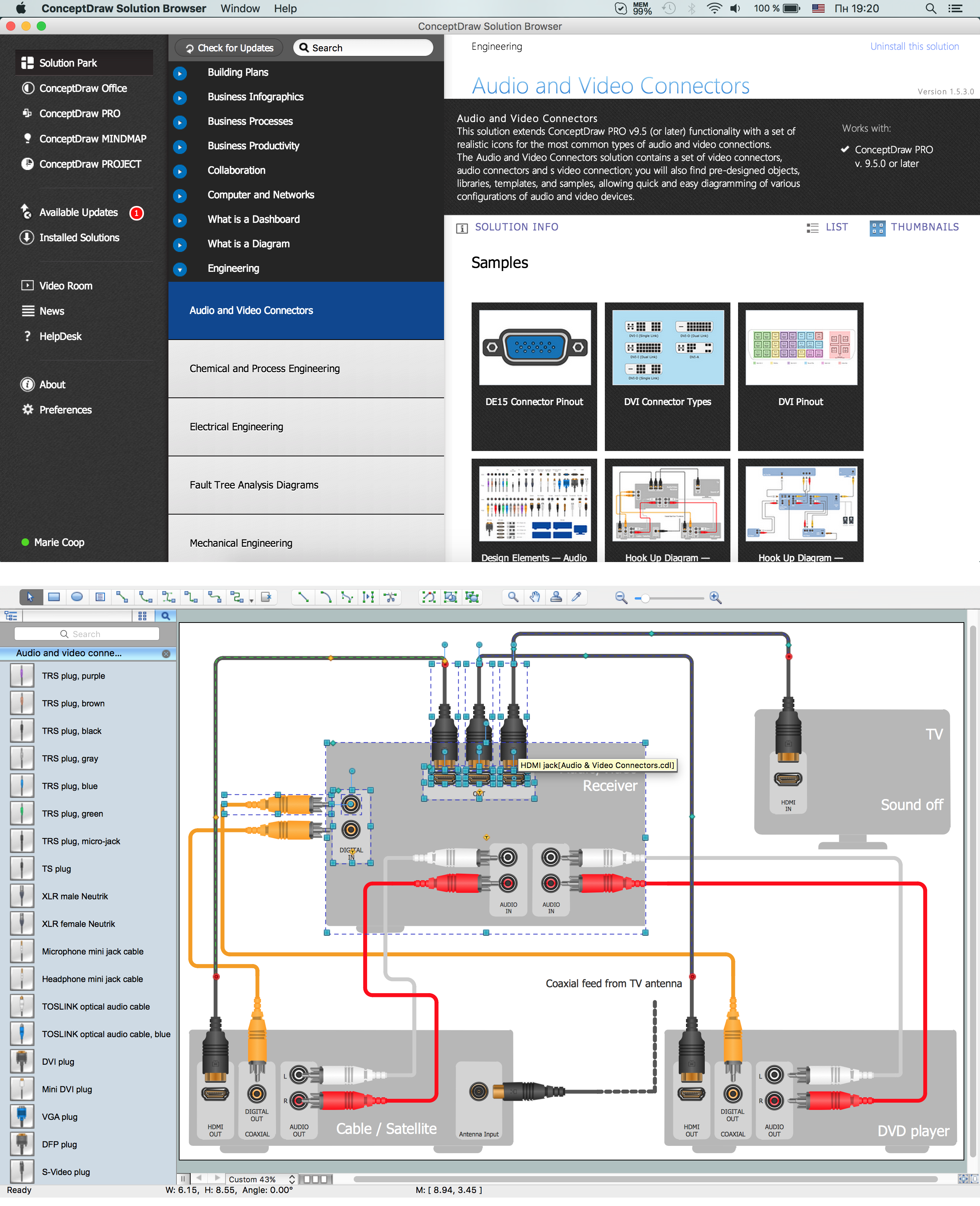 Audio and Video Connectors Solution