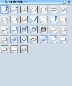 Vector Audit Flowchart Symbols and audit flowchart maker software