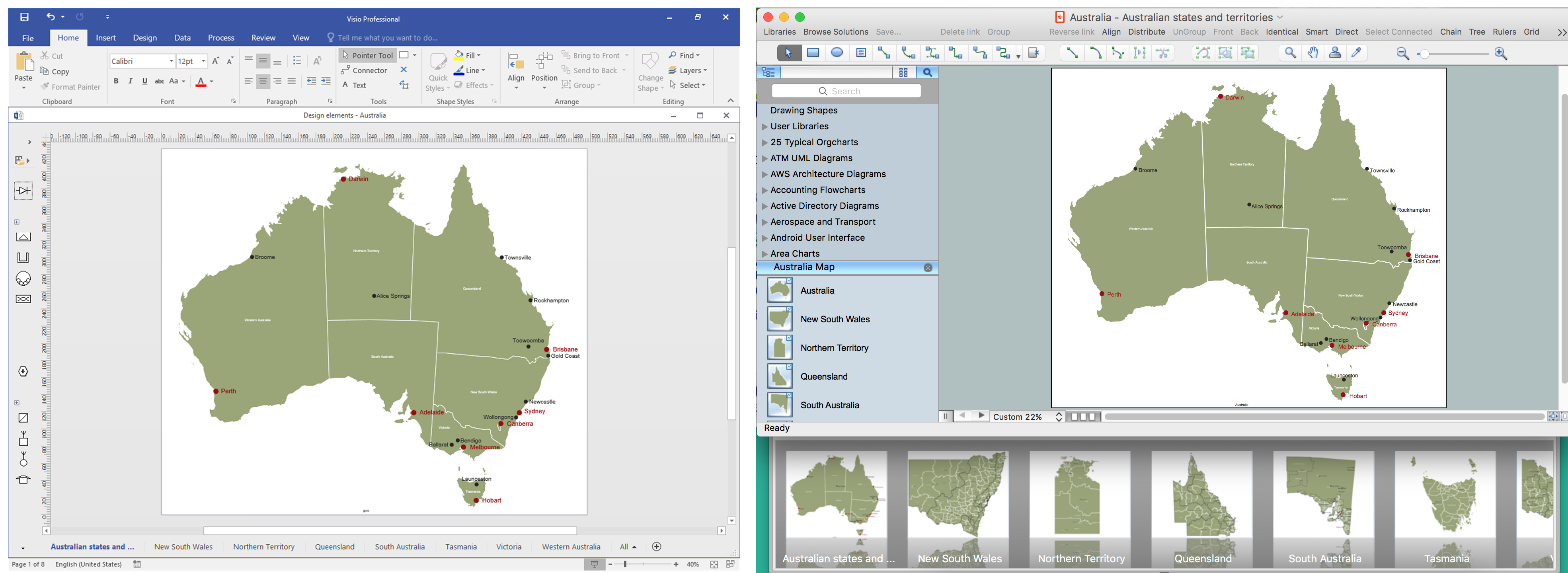 Import-Export Visio