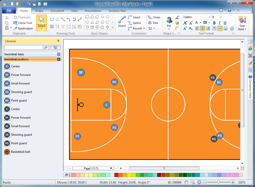 Basketball Diagram Software