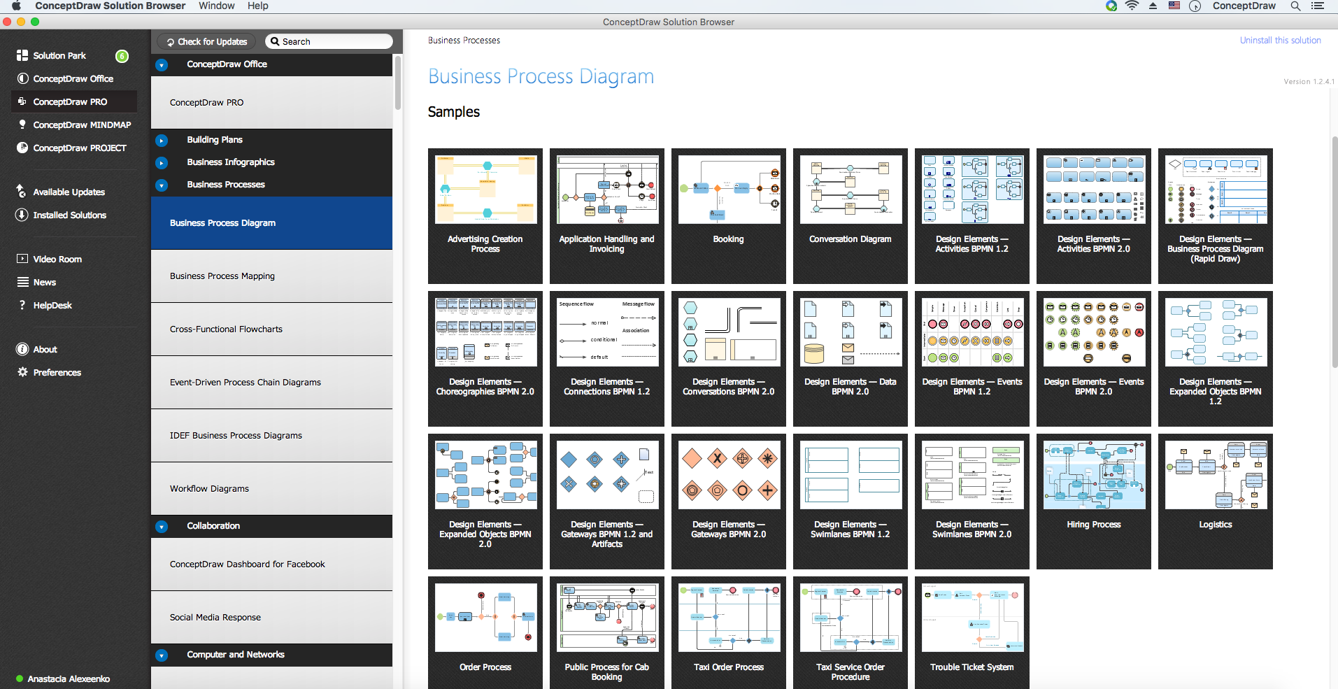 Business Process Diagram solution