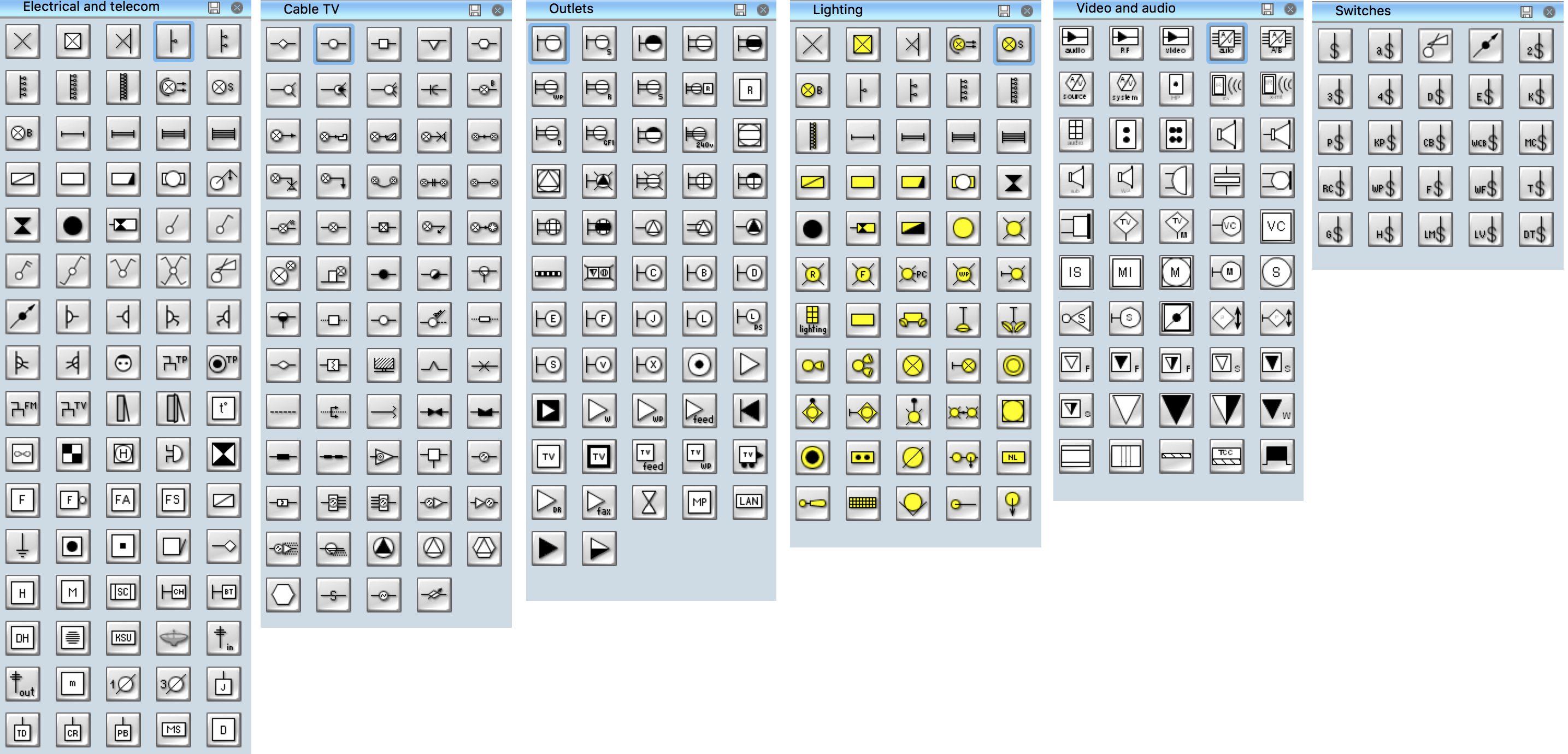 autocad electrical symbol library