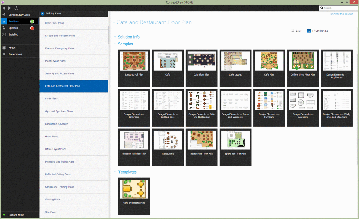 Cafe Floor Plan Design Software | How To Create Restaurant Floor Plan