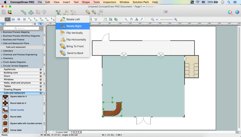 How to Create a Cafe and Restaurant Floor Plan