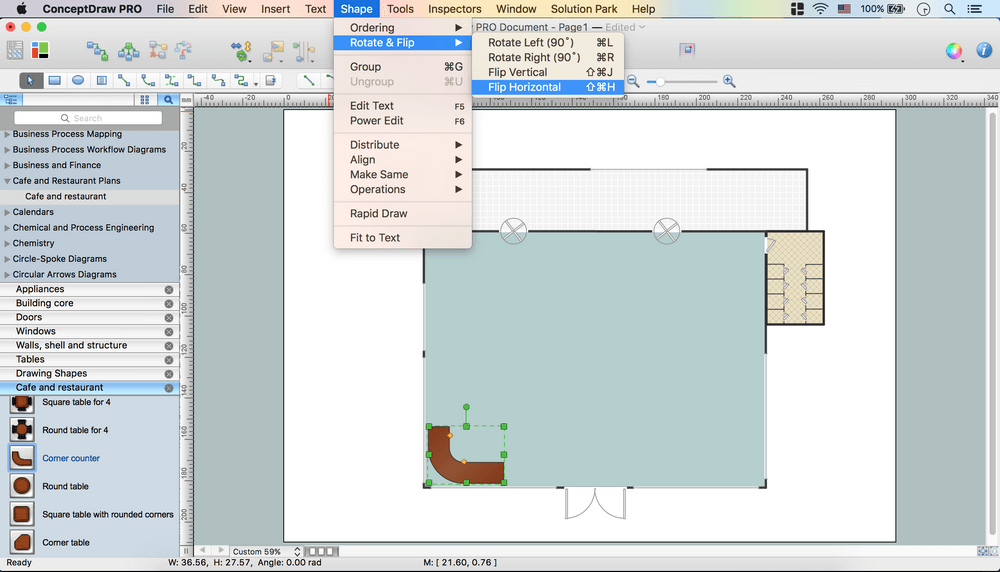 How to Create a Cafe and Restaurant Floor Plan