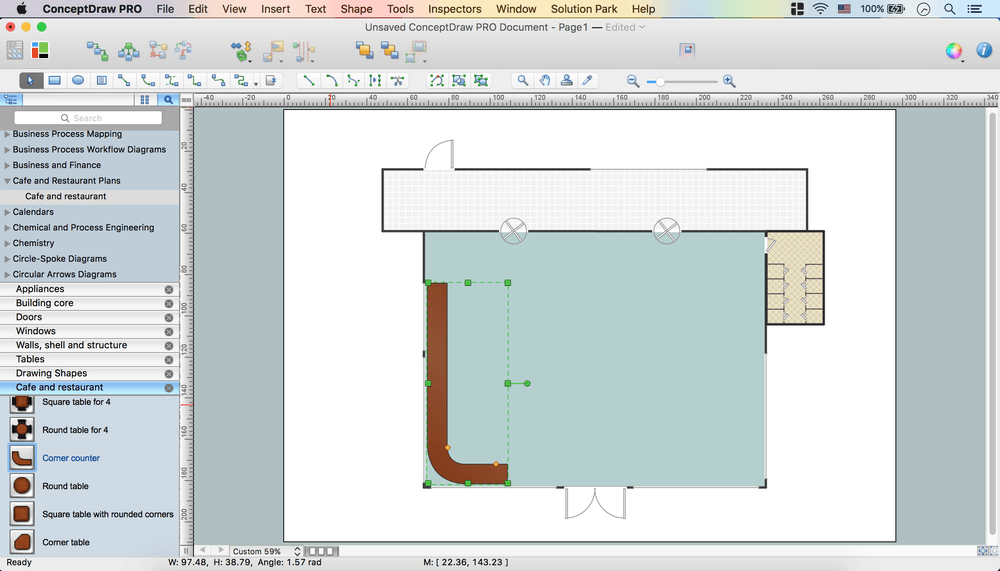 How to Create a Cafe and Restaurant Floor Plan