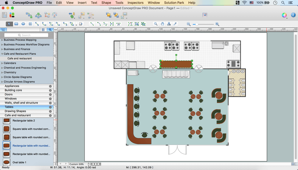 How to Create a Cafe and Restaurant Floor Plan