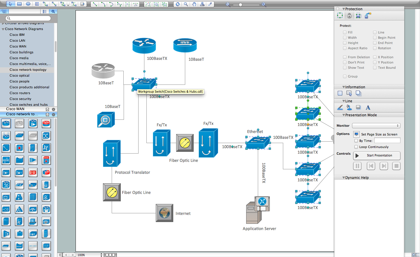 Network Diagramming Tools Design Element — Cisco Professional