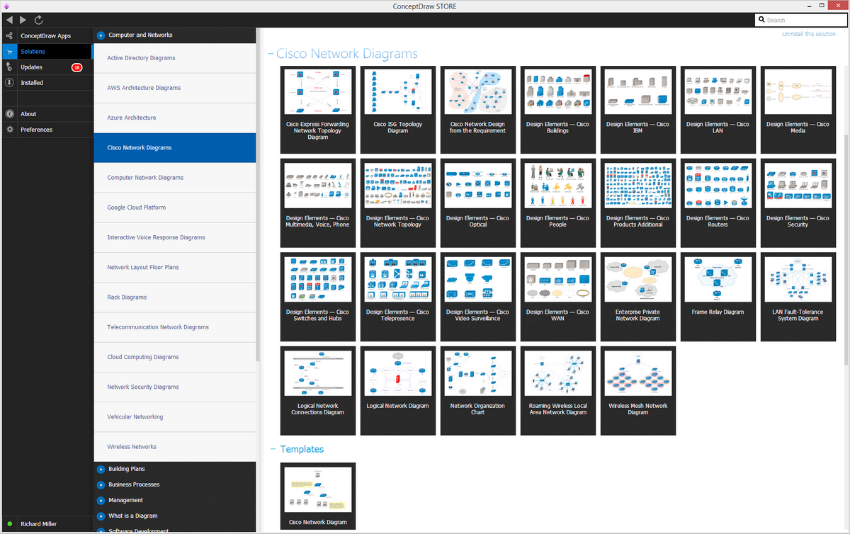 Cisco Network Diagrams solution