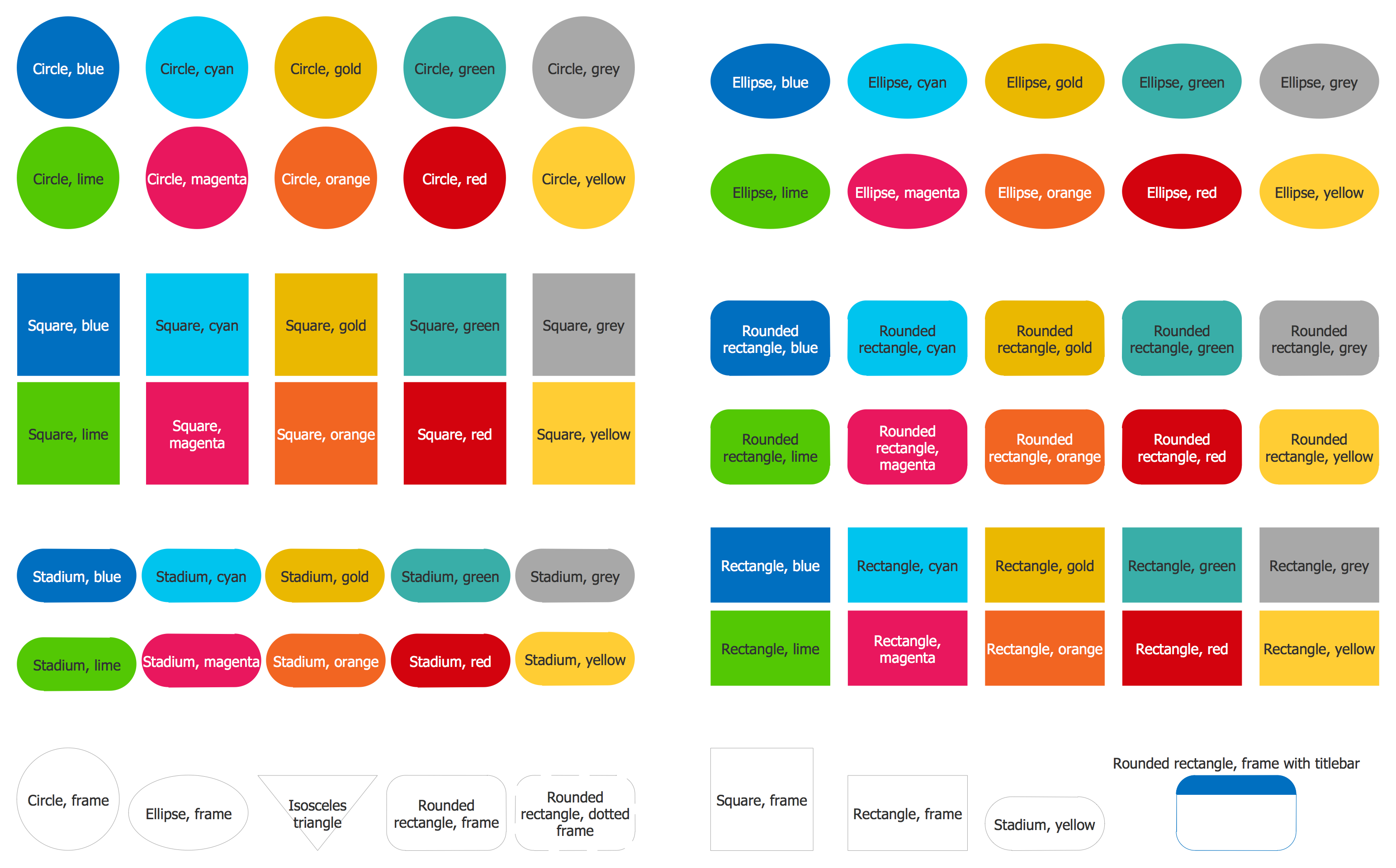 Cloud Shapes Library