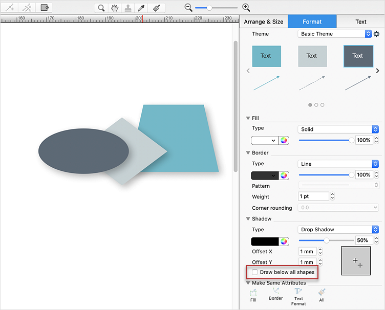 Adding a Shadow to Objects | ConceptDraw HelpDesk