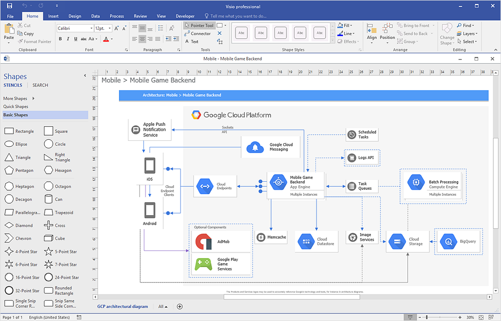 How to Convert ConceptDraw DIAGRAM v12 file into <nobr>MS Visio 2013 - 2016 format</nobr> *