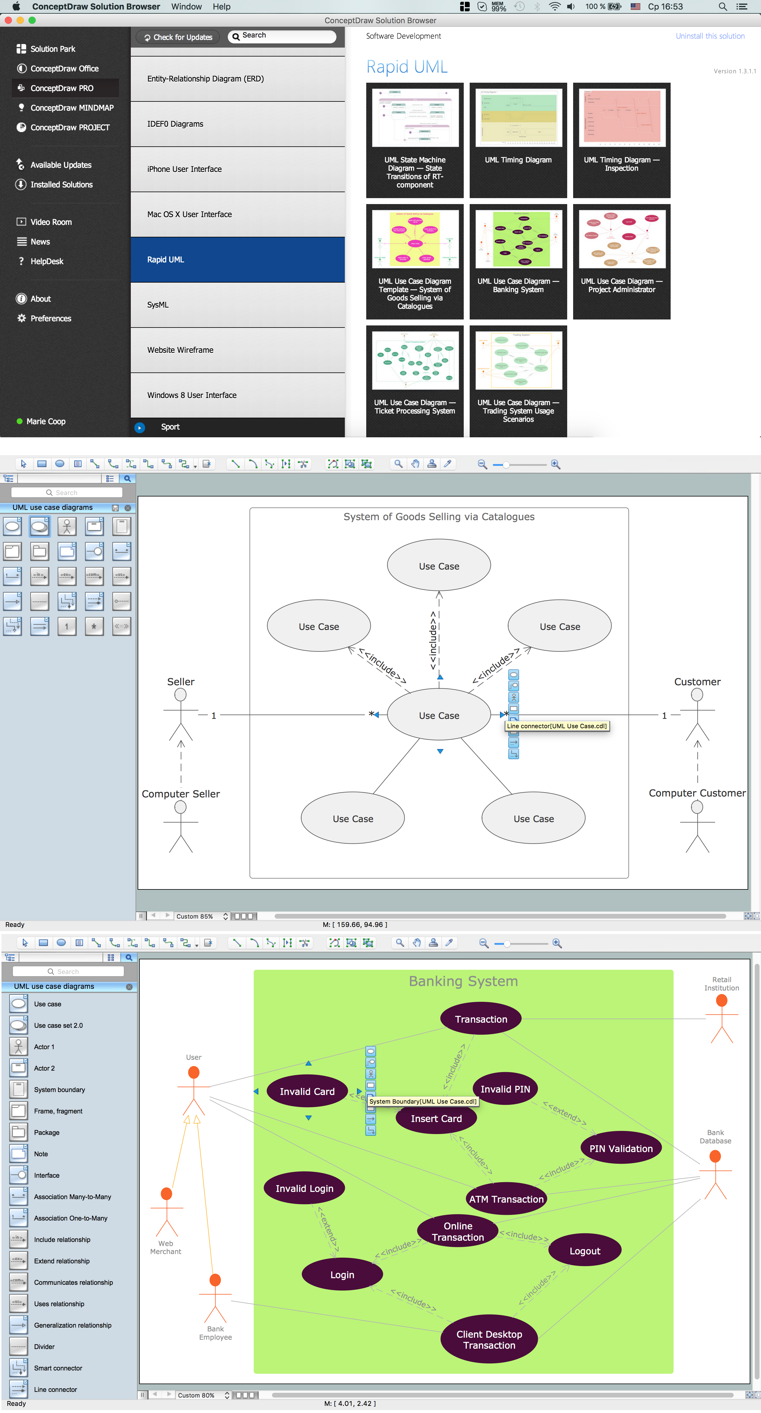 UML Use Case Diagram Solution