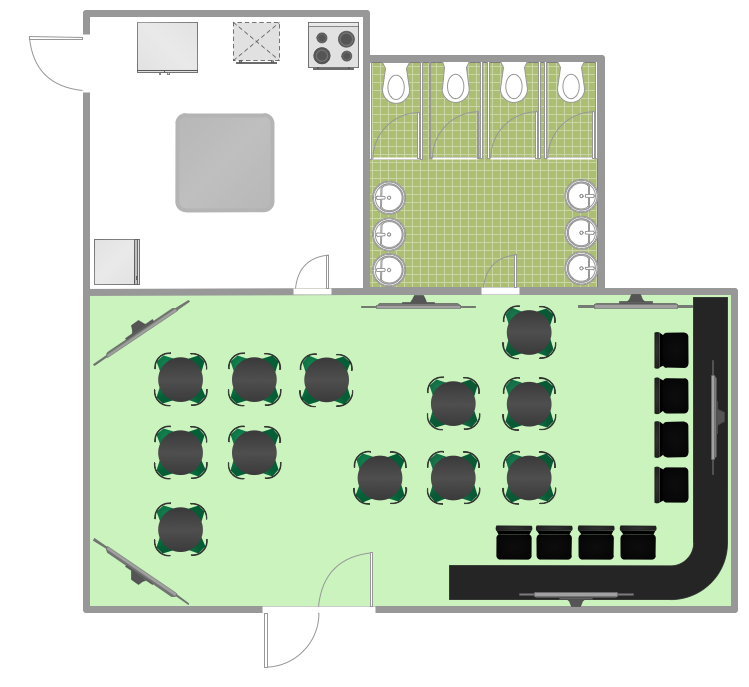 Restaurant Floor Plan sample