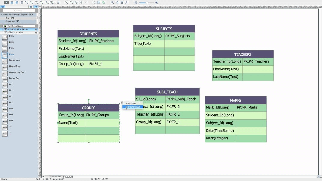 Developing Entity Relationship Diagram