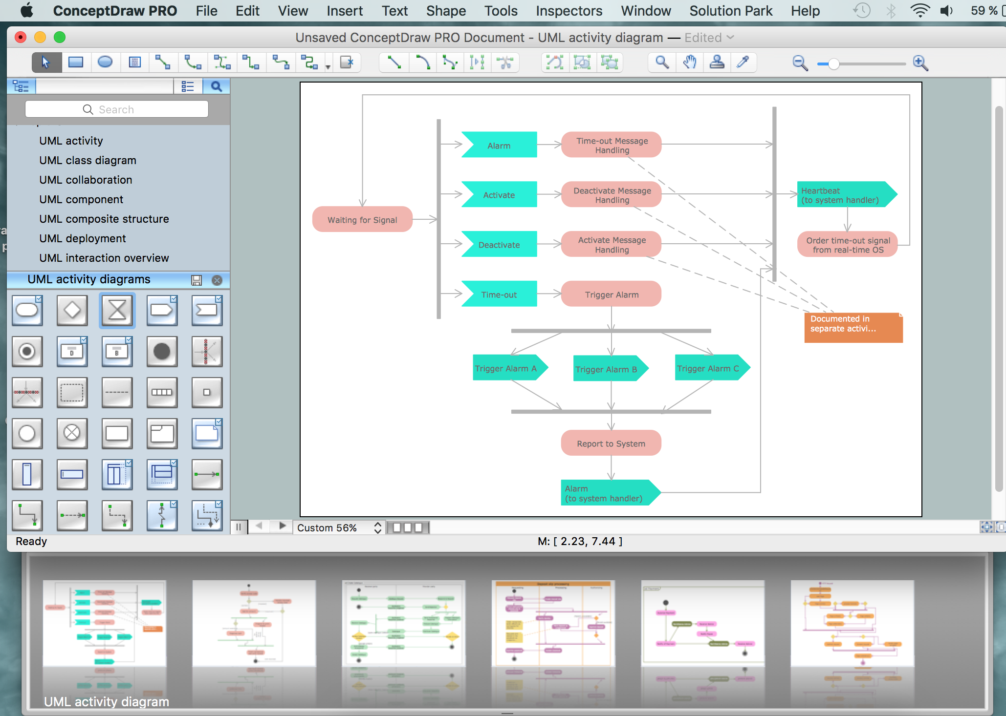 Uml Activity Diagram Design Of The Diagrams Business Graphics Software