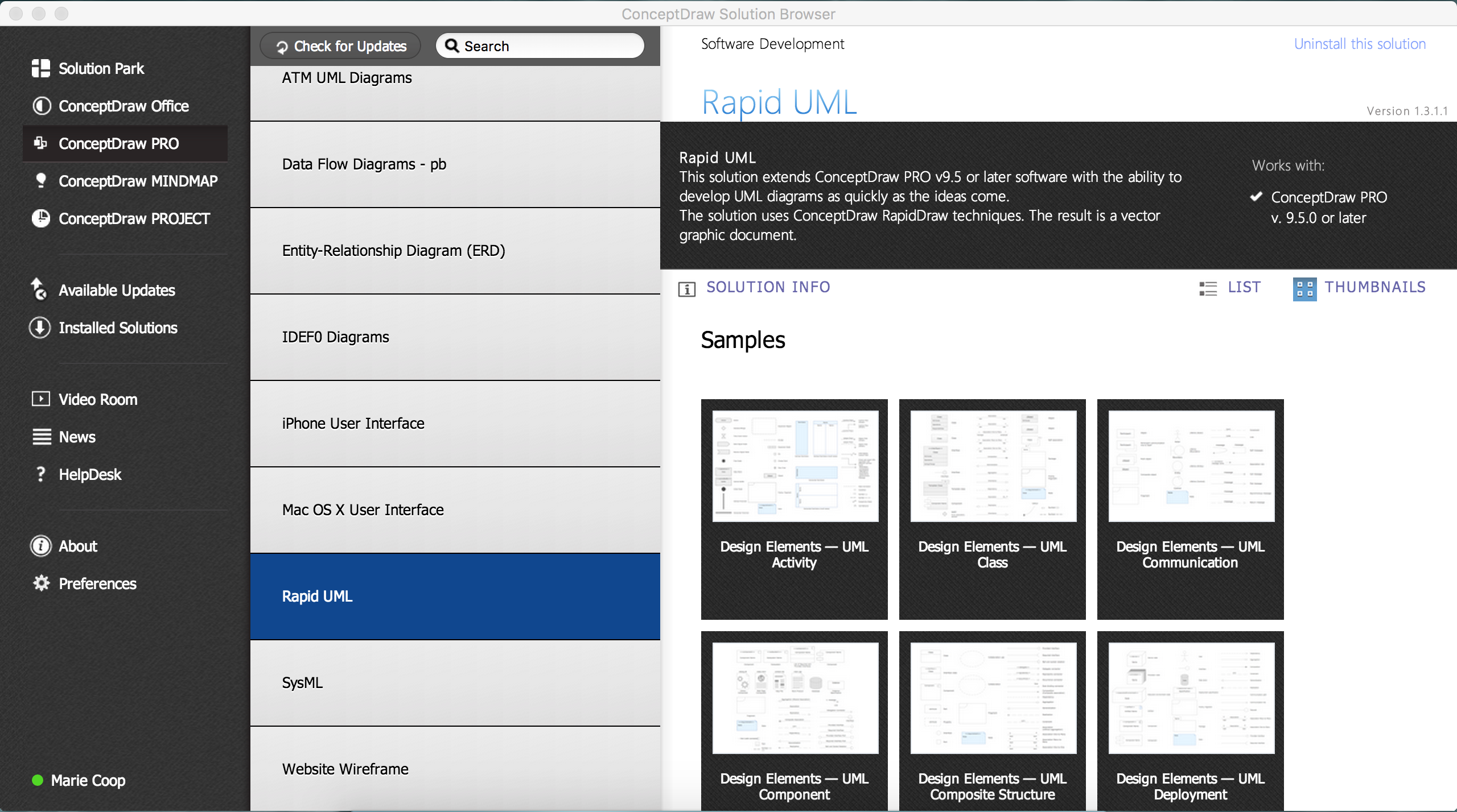 UML Component diagram solution