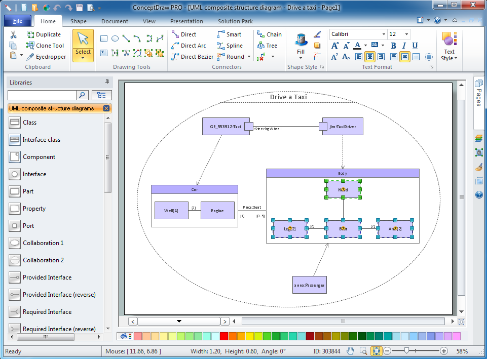 UML composite structure diagram software for windows