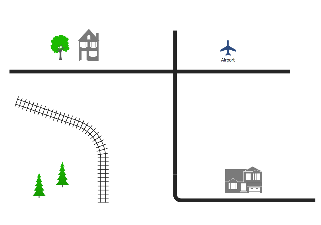 Directional Map Template