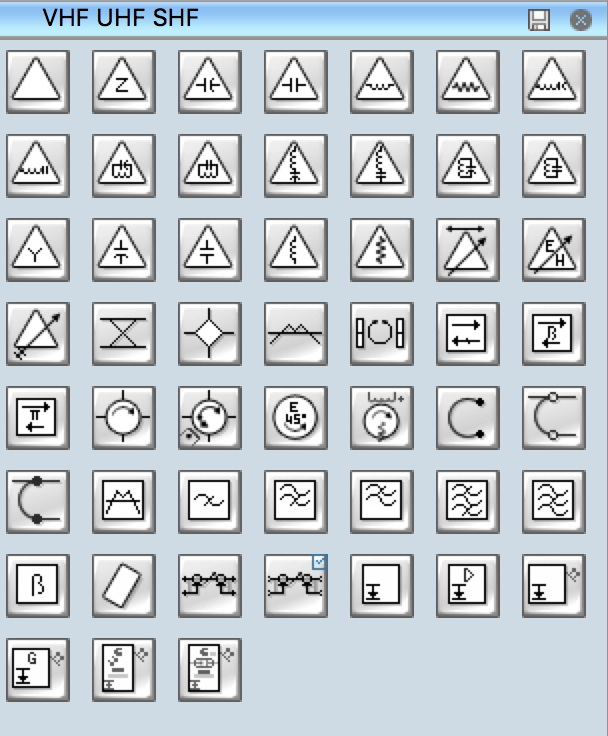 Electrical Symbols - VHF UHF SHF