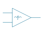 Magnetic amplifier, 2 inputs