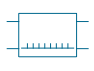 Electrical Symbols - Slow wave structure delay element