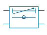 Electrical Symbols - Variable coaxial delay element