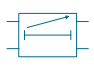 Electrical Symbols - Variable delay element