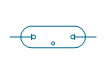 Fluorescent lamp 2 terminal