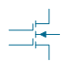 MOSFET, N, enh, 2 gates