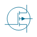 MOSFET, P, enh, 1 gate, env