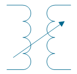 Air-core transformer, mutual inductor