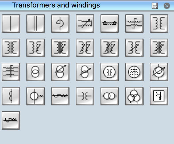 autocad electrical transformer symbol