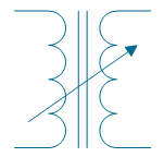 Magnetic-core transformer, mutual inductor