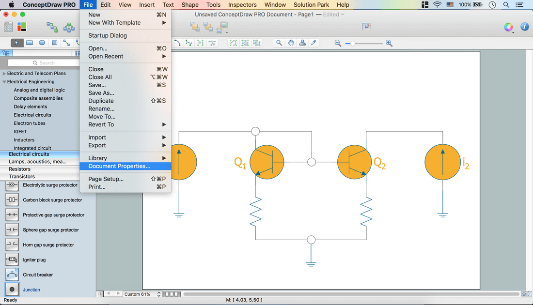 Create an Electrical Diagram