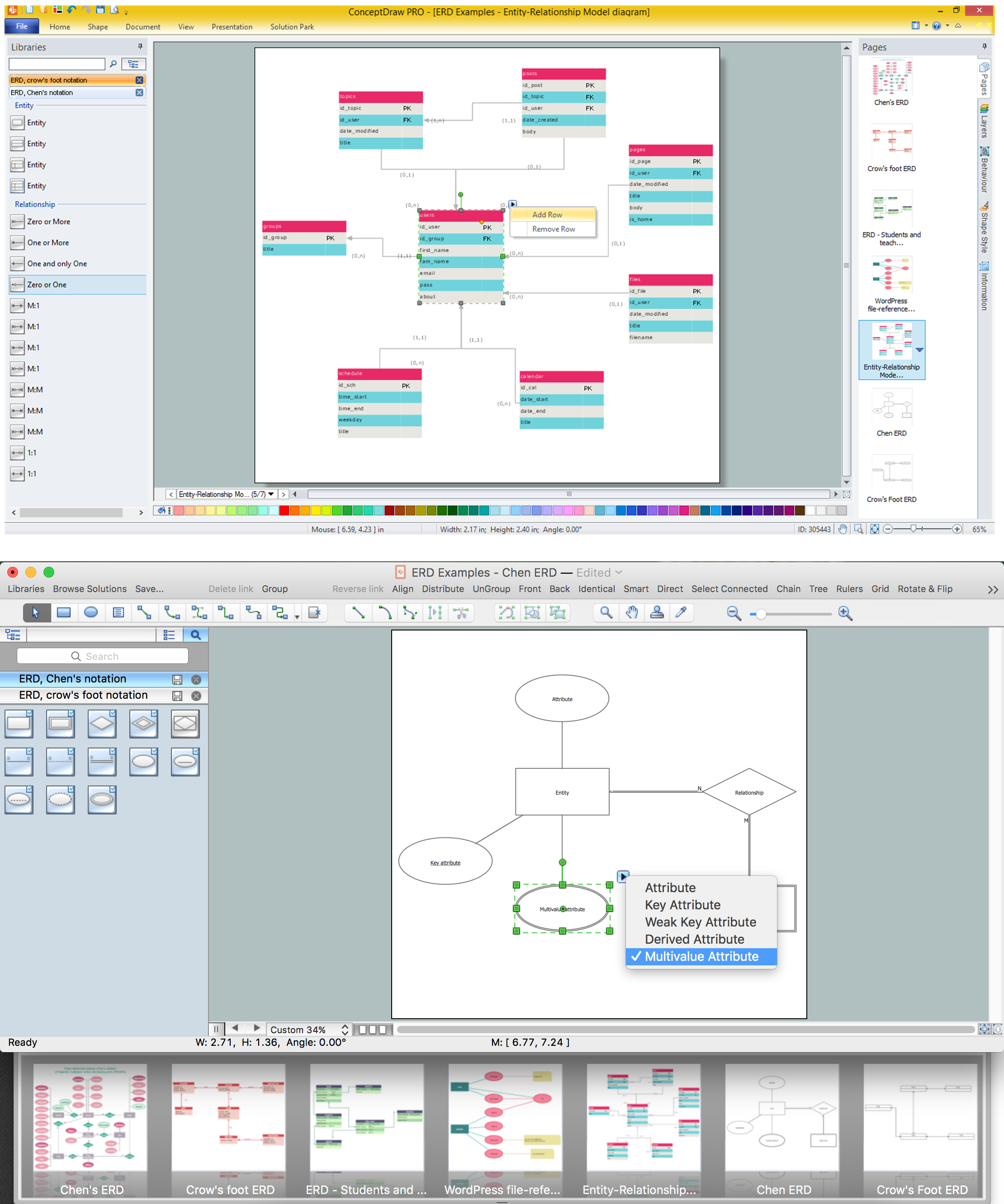 Entity Relationship Software | Professional ERD Drawing