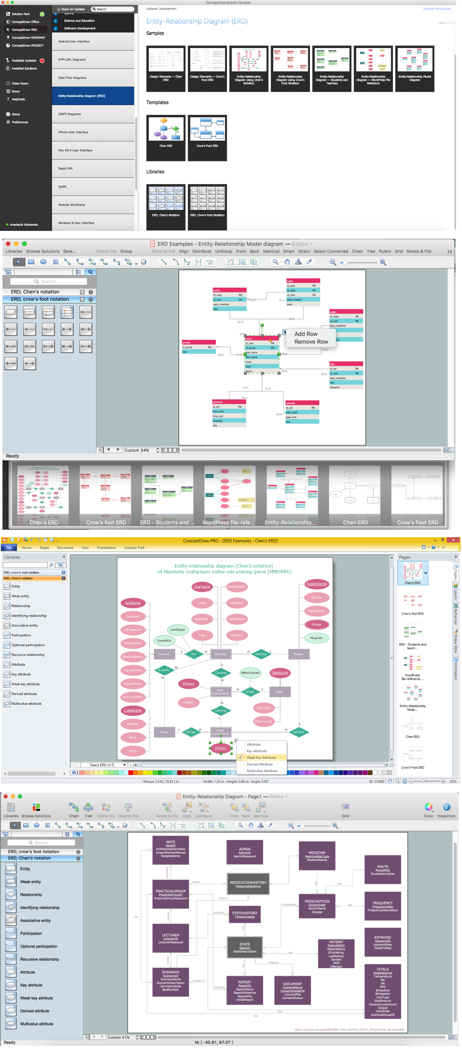 ConceptDraw DIAGRAM  ER Diagram Tool