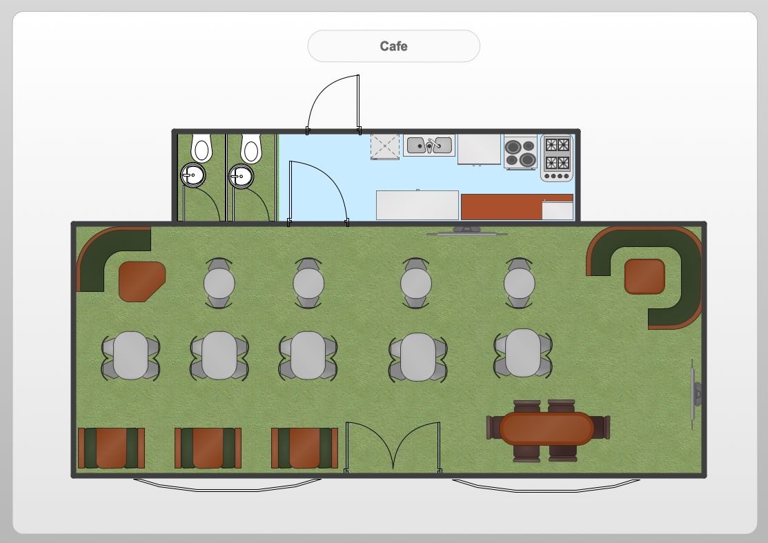 Cafe Floor Plan Example 