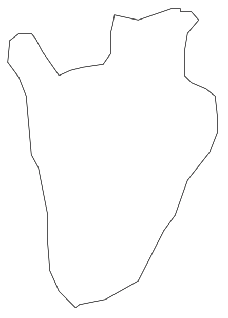 Geo Map - Africa - Burundi Contour