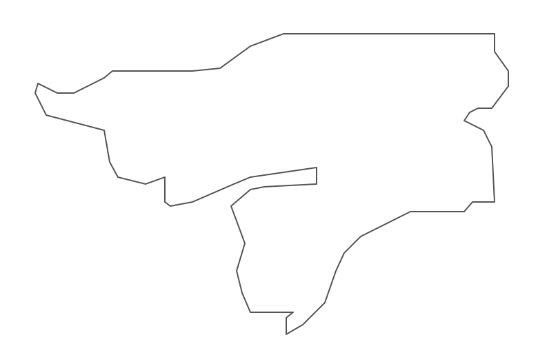 Geo Map - Africa - Guinea Bissau Contour