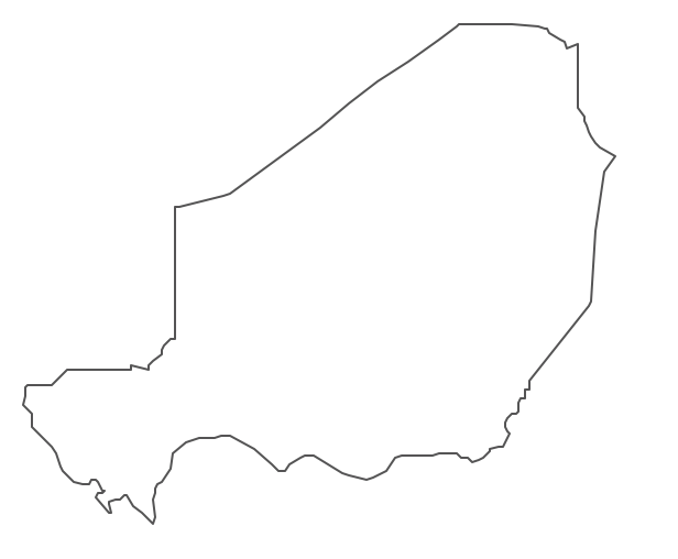 Geo Map - Africa - Niger Contour