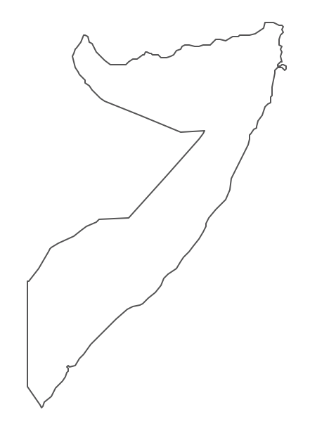 Geo Map - Africa - Somalia Contour