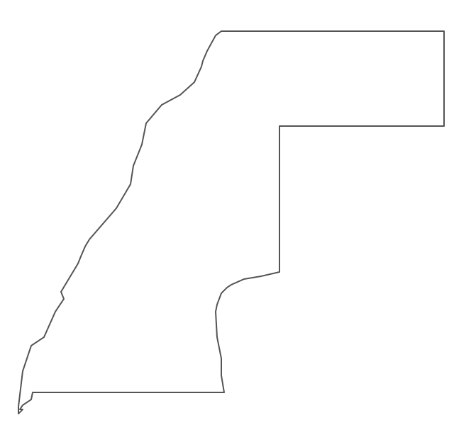 Geo Map - Africa - Western Sahara Contour