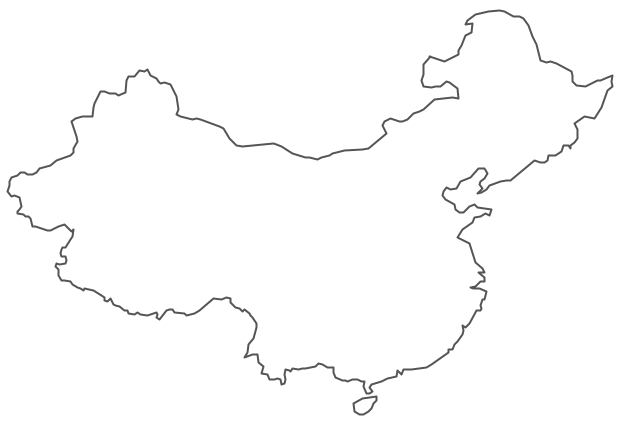 Geo Map - Asia - China Contour